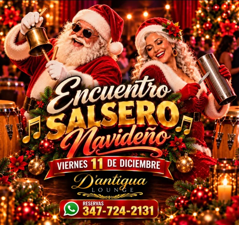 Flyer de Encuentro Salsero Navideno