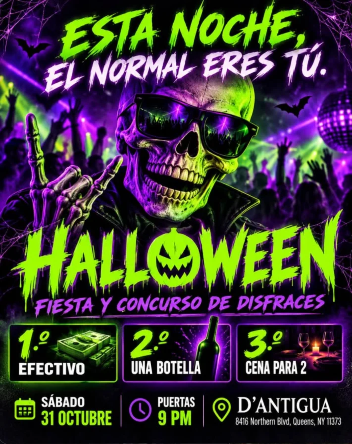 Flyer for HALLOWEEN • FIESTA DE DISFRACES